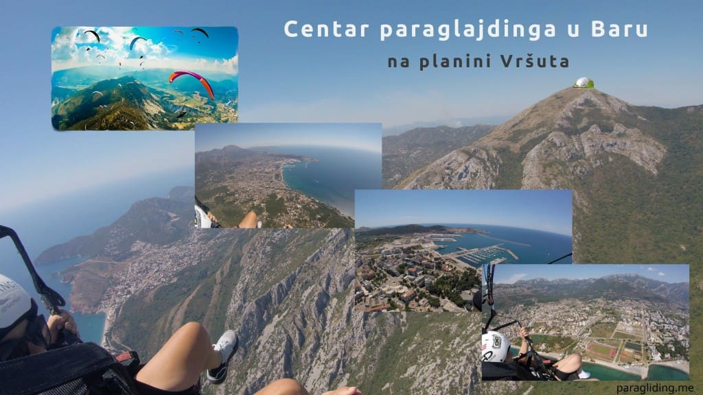 Turistička sportska i ekološka atrakcija - Centar paraglajdinga u Baru na planini Vrsuta